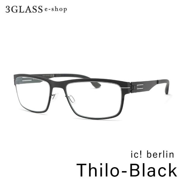 ic! berlin Thilo-Black ShinyBlack(黒/ツヤ黒) メンズ メガネ