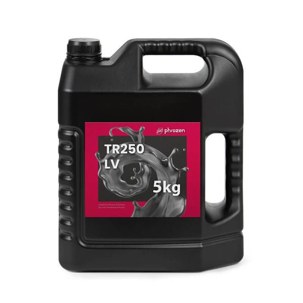 「TR250LV」このレジンの登場は、エンジニアリングの可能性を広げます！Phrozen TR250LV 高耐熱 3Dプリントレジンは、高い耐熱性、高い機械的強度、靭性を備えているため、壊れにくく燃えにくい機能性3Dプリントパーツの製造に最...