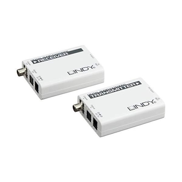 LINDY デジタルオーディオ(光デジタル角型端子/SPDIF同軸端子)延長器 長距離 長距離 最大150m スマホ、タブレット充電器 (型番: 70466) (型番:70466) :a-B0071T6ESU-20200602:3LTR
