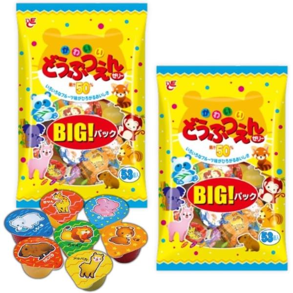 エースベーカリー どうぶつえんゼリーどうぶつの可愛らしい絵柄の果汁50%のフルーツゼリーです。りんご果汁をベースにアップル、オレンジ、ピーチ、パイン、グレープ5種類の果汁を合わせて果汁50%(生果汁換算比）にしたアソート商品です。ご自宅用に...