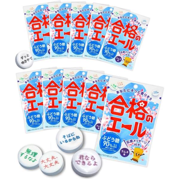 【100種類以上のメッセージ付きト】メッセージには100種以上あり、受験生や周りの方々の”言葉にならない気持ち”を、そっと届けます。あなたにそっと寄りそうメッセージを、一粒一粒にプリントしたタブレットです。【ブドウ糖を90％以上配合】タブレ...