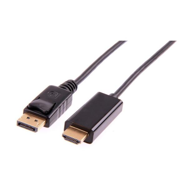 DisplayPort（オス）ーHDMI（オス）ケーブル1.8m