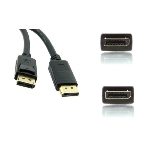 DisplayPort（オス）ーDisplayPort（オス）ケーブル1.8m ４ｋ対応