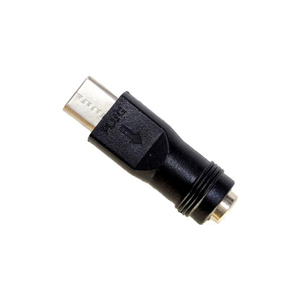 USB TypeCオス→5.5*2.1メス 変換アダプター