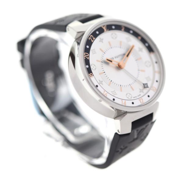 Ultra Louis Vuitton Tambour Moon Dual Time Qa104Z Watches Stainless Steel White | eBay