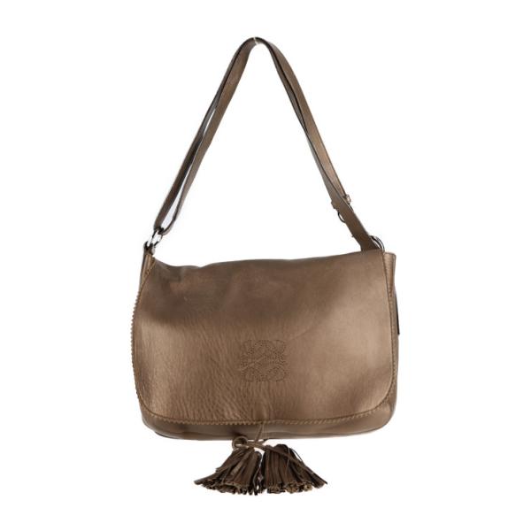 LOEWE ロエベ アナグラム - ショルダーバッグ ナッパレザー ブロンズ  