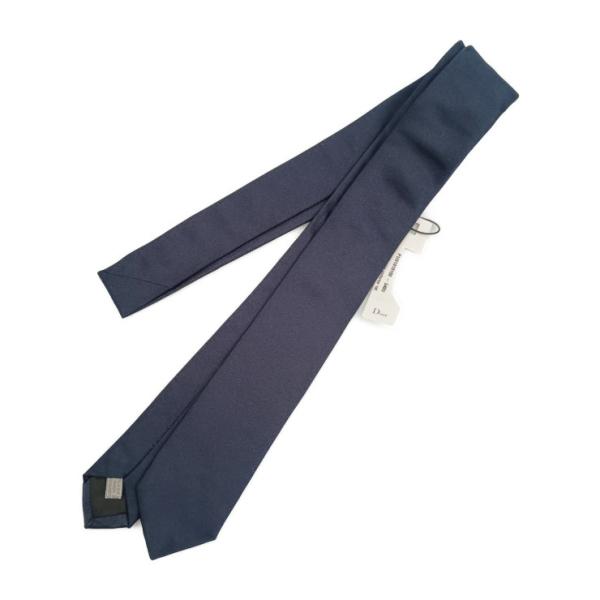 新古未使用展示品 Dior ディオール ネクタイ PUS1010100-540U ブルーマリン シルク100％ メンズ ナローネクタイ【本物保証】 Christian Dior（クリスチャン・ディオール） 新古未使用展示品