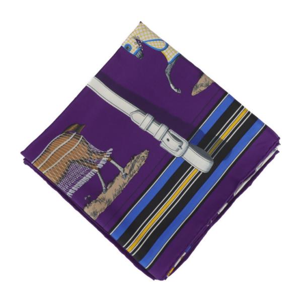 HERMES 新品未使用展示品 エルメス editees par 競走馬 カレ90 