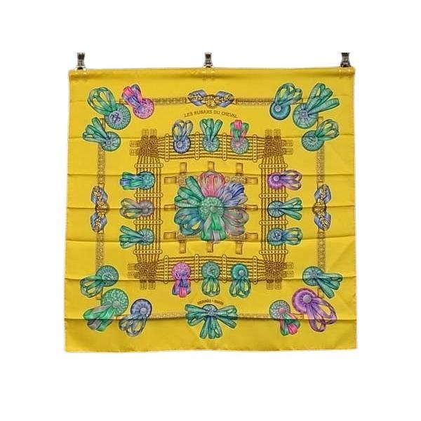 HERMES（エルメス） スカーフ カレ90 シルク100% - LES RUBANS DU