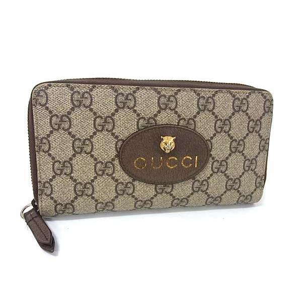 GUCCI グッチ 長財布 ネオ ヴィンテージ ジップアラウンドウォレット