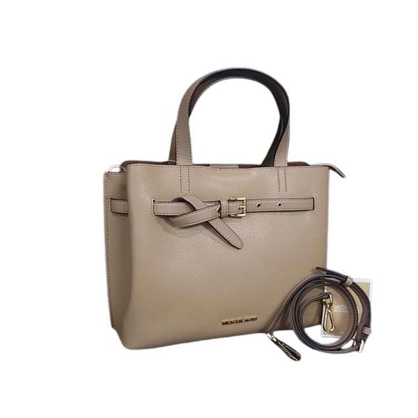 MICHAEL KORS マイケルコース ハンドバッグ エミリア 35H0GU5S7T キャメル レザー レディース 2WAY ベルト ゴールド金具 新古未使用展示品【本物保証】 MICHAEL KORS（マイケルコース） ハンドバッグ エミリア レザー