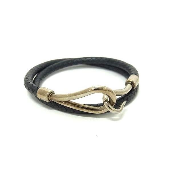 HERMES（エルメス） チョーカー ジャンボ レザー - 編込み 2連