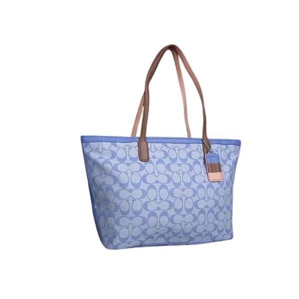 COACH（コーチ） トートバッグ シグネチャー キャンバス レザー 23107