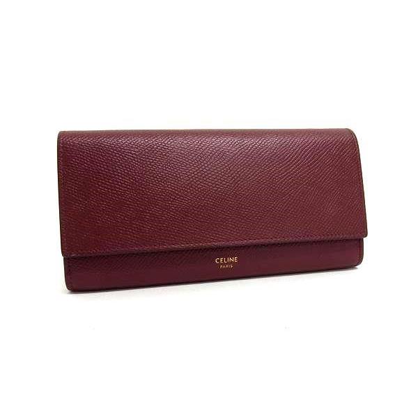 CELINE（セリーヌ） 長財布 ラージフラップ ウォレット レザー
