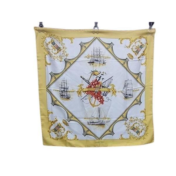 HERMES（エルメス） スカーフ カレ90 シルク100% - BORDEAUX PORTE