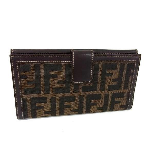 FENDI（フェンディ） 財布 ズッカ柄 キャンバス×レザー 2277・30806 