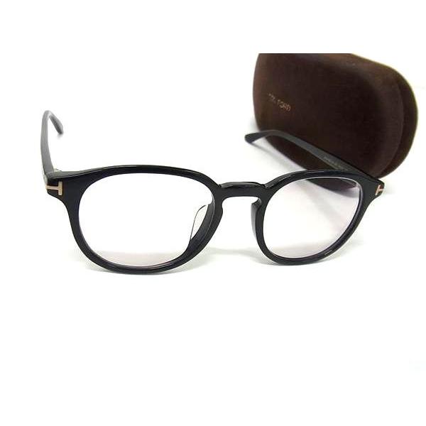 TOM FORD トムフォード メガネ TF5795KB ブラック プラスチック ユニセックス 美品【本物保証】 TOM FORD（トムフォード） メガネ - プラスチック TF5795-K-B ブラック