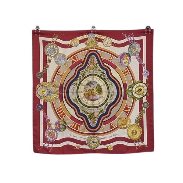 HERMES（エルメス） スカーフ カレ90 マルチカラー シルク レディース