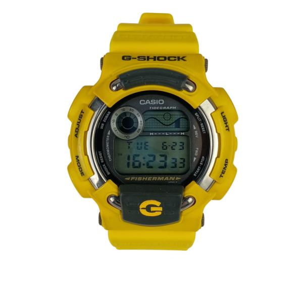 CASIO カシオ 腕時計 G-SHOCK フィッシャーマン DW-8600YJ-9T イエロー系 樹脂 チタン メンズ 美品 CASIO（カシオ） 腕時計 G-SHOCK フィッシャーマン DW-8600YJ-9T 樹脂