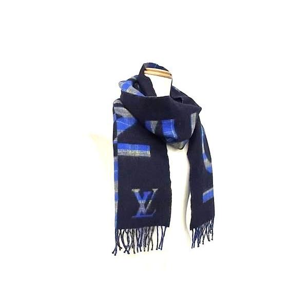 LOUIS VUITTON（ルイ・ヴィトン） マフラー エシャルプ チェックウィズ