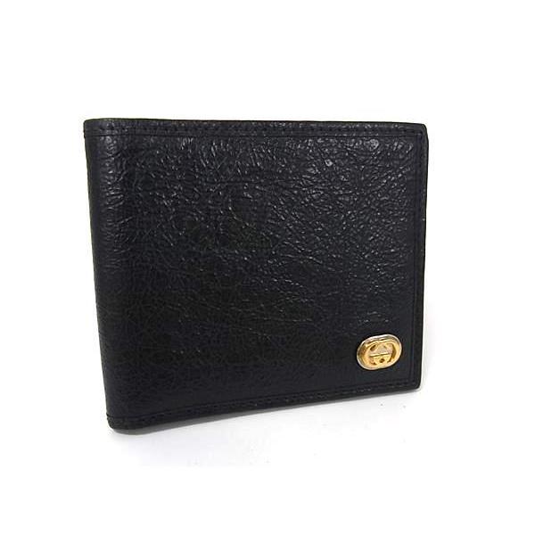 GUCCI（グッチ） 財布 インターロッキングG レザー 575985 シワ加工