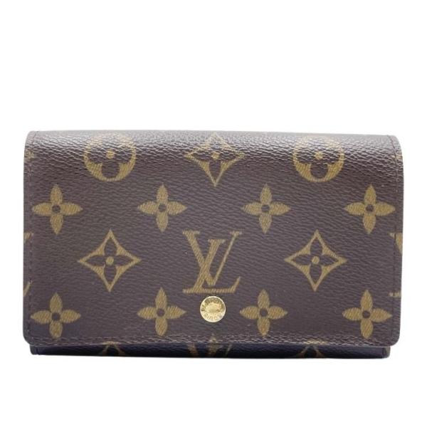 ルイヴィトン 財布 モノグラム ポルトモネビエ トレゾール ブラウン LOUIS VUITTON（ルイ・ヴィトン） 財布 モノグラム ポルトモネビエ