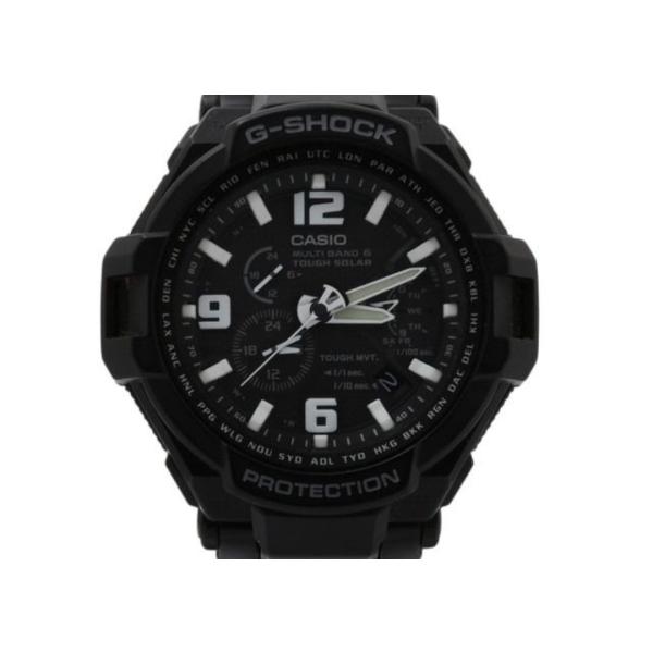CASIO カシオ 時計 G-SHOCK スカイコックピット GW-4000D-1AJF ブラック系 ステンレス メンズ アナログ 美品 CASIO（カシオ） 時計 G-SHOCK スカイコックピット GW-4000D-1AJF
