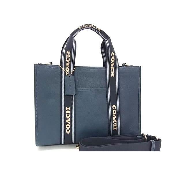 COACH（コーチ） ハンドバッグ スミス レザー CBM10 2WAY ブルー系
