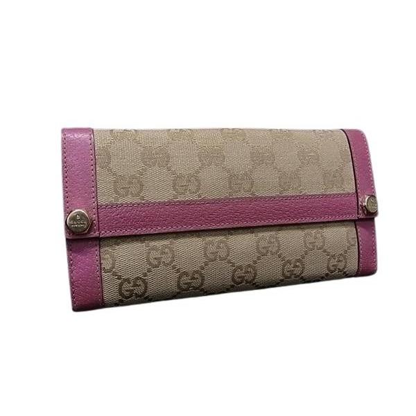 GUCCI（グッチ） 長財布 GGキャンバス 153211 キャンバス×レザー