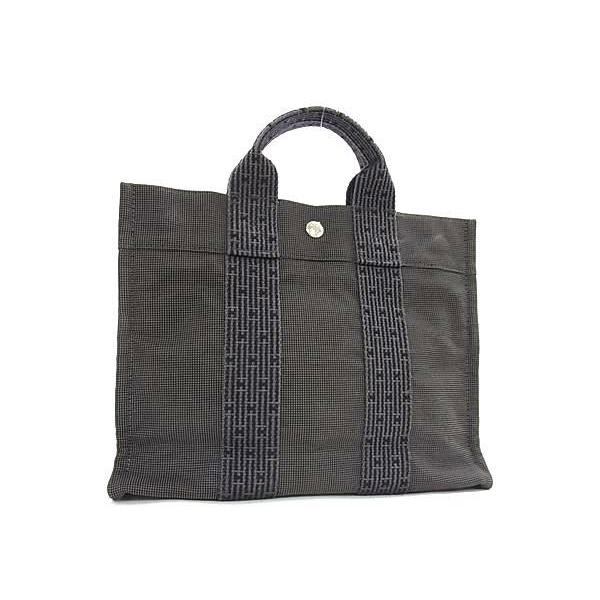 エルメス HERMES ハンドバッグ エールラインMM 本物 正規品 大容量 HERMES（エルメス） ハンドバッグ エールライン トートPM キャンバス