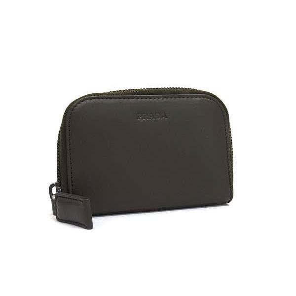 PRADA 6連キーケース　ジッパー　ラウンド　シルバー PRADA（プラダ） キーケース - レザー - 6連 ラウンドファスナー