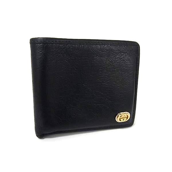 GUCCI（グッチ） 財布 インターロッキングG レザー 575985 二つ折り