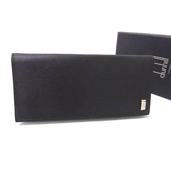 ダンヒル 長財布 サイドカー ダークブラウン dunhill（ダンヒル） 財布 サイドカー レザー - 二つ折り 長財布