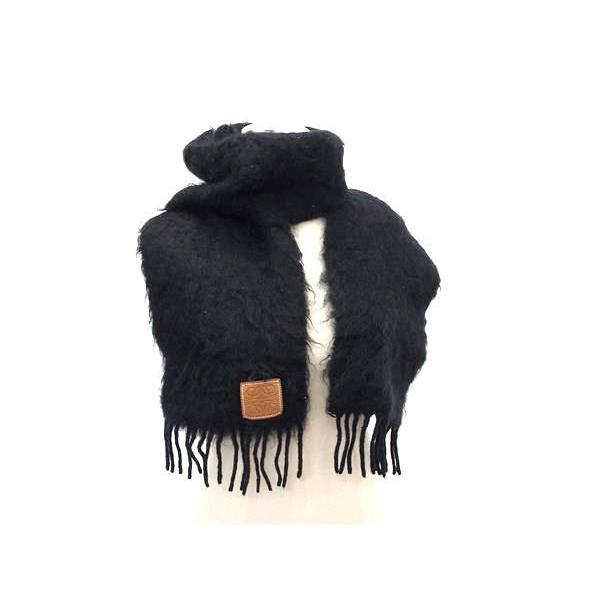 LOEWE（ロエベ） マフラー アナグラム モヘヤ50％×ウール48％×ナイロン