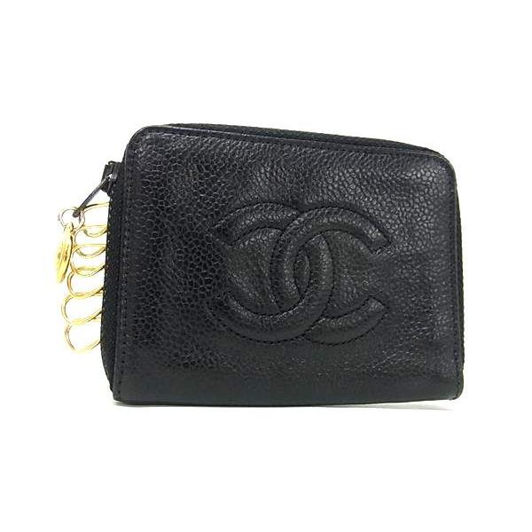CHANEL（シャネル） キーケース ココマーク キャビアスキン - ラウンド