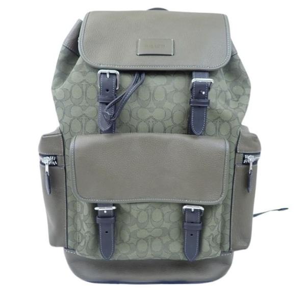 【週末限定出品】 美品 コーチ バックパック リュック シグネチャー COACH（コーチ） リュックサック シグネチャー CE523 キャンバス