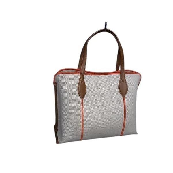 FURLA（フルラ） ハンドバッグ ヴィットリア キャンバス レザー