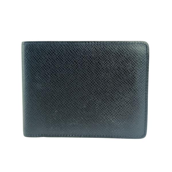 t*1様 美品 ルイヴィトン タイガ ポルトフォイユ・ミュルティプル 財布 ブラ LOUIS VUITTON（ルイ・ヴィトン） 二つ折り財布 ポルトフォイユ
