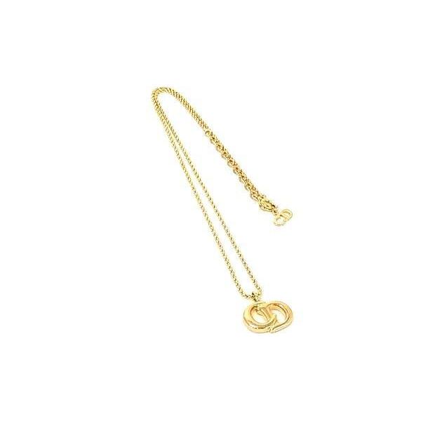 Christian Dior ディオール ゴールド CD ロゴ ネックレス 美品 Christian Dior（クリスチャン・ディオール） ネックレス CDロゴ