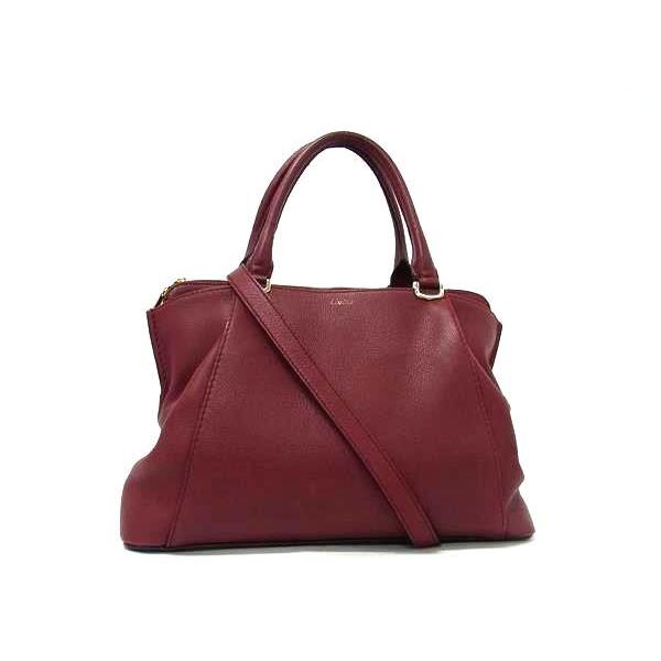 最終価格　Cartier カルティエ Cドゥカルティエ　バッグ　ボルドー Cartier（カルティエ） C ドゥ SM ハンドバッグ 2way ショルダーバッグ