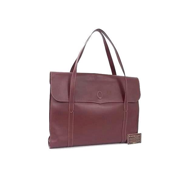 Cartier（カルティエ） トートバッグ マストライン - ボルドー レザー 