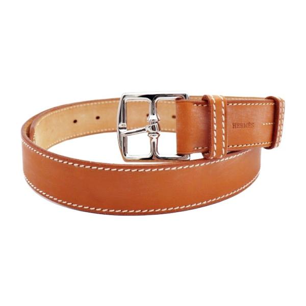 売れ筋新商品 HERMES エルメス エドリヴィエール レザーベルト 中古品 - ベルト
