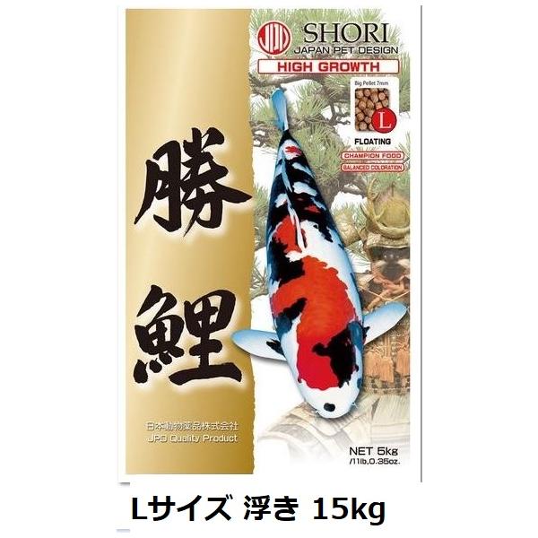 日本動物薬品 勝鯉 L 浮き 15kg 代引発送不可