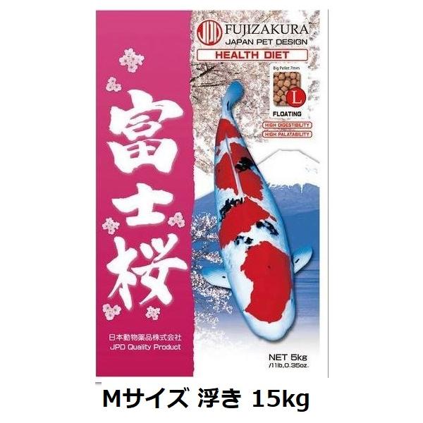 日本動物薬品 富士桜 M 浮き 15kg 代引発送不可