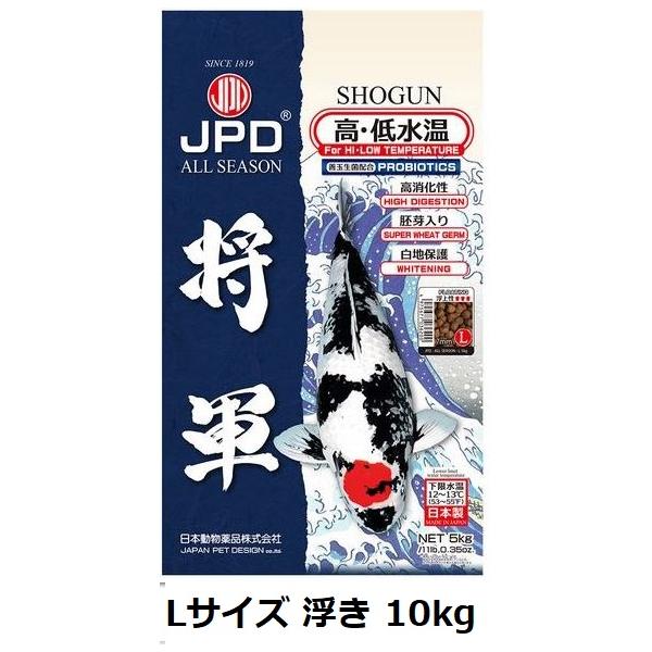 日本動物薬品 将軍 L 浮き 10kg 代引発送不可