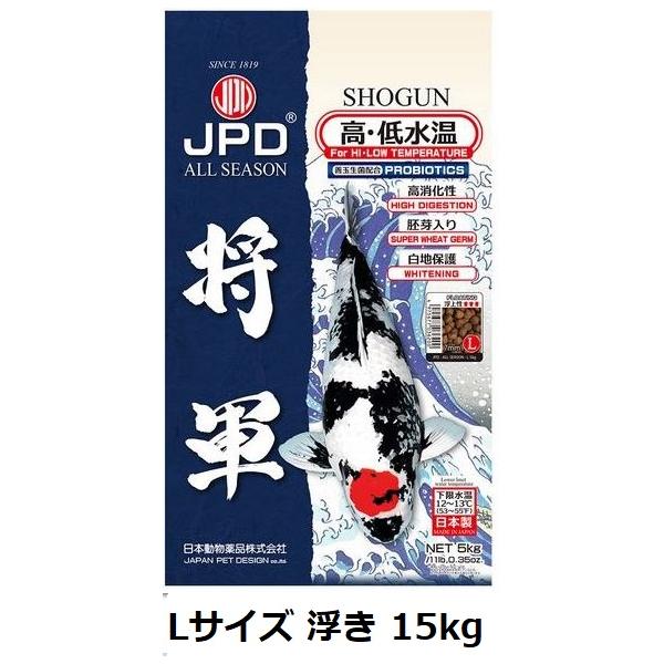 日本動物薬品 将軍 L 浮き 15kg 代引発送不可