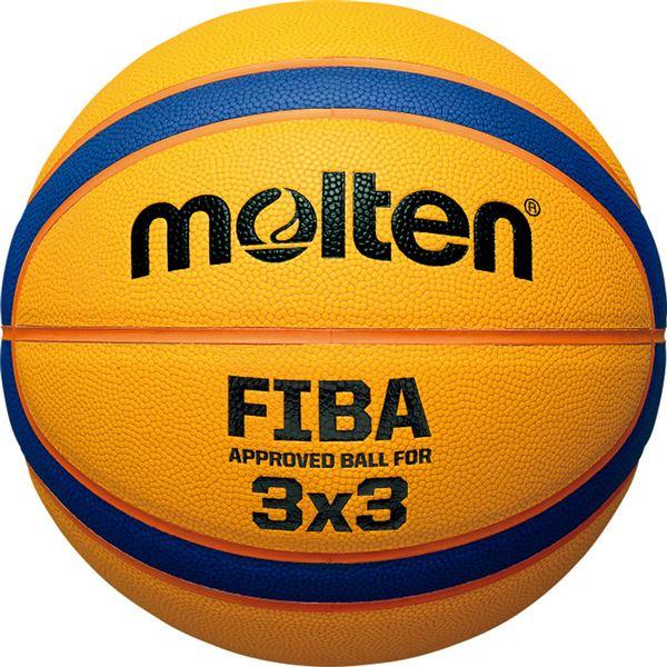 モルテン Molten〕 3×3専用バスケットボール 〔直径6号 重さ7号
