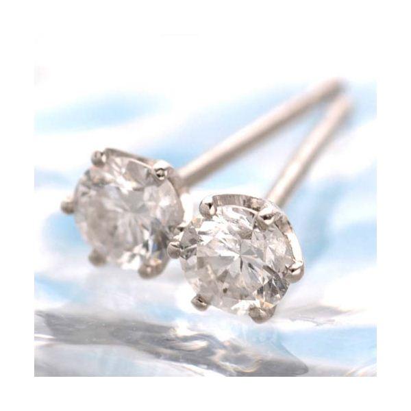 プラチナ Pt900　 一粒 天然ダイヤモンドピアス 高品質　計0.2CT Pt900 計0.2ct一粒ダイヤモンドピアス（プラチナ）24820 : ケア