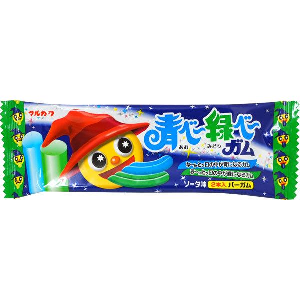 緑べーガム１つ¥10 青べー緑べーガム [1箱 20袋入] : ミカミオンラインショップ - 通販