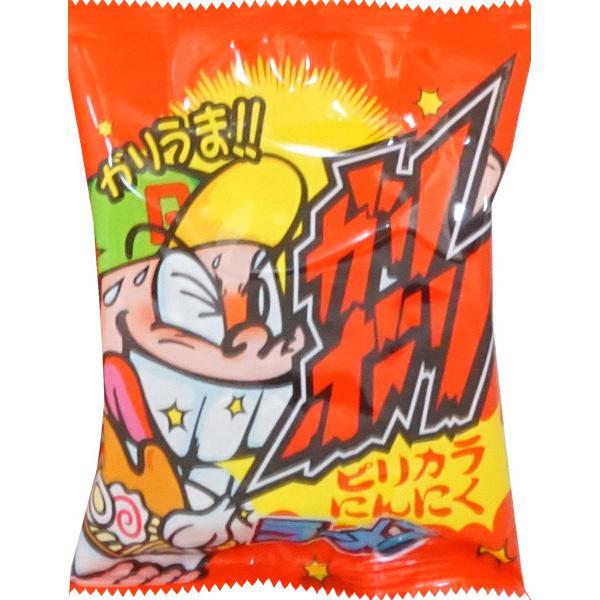 30円 やおきん ガリボリラーメン ピリ辛にんにく味 [1袋 21個入